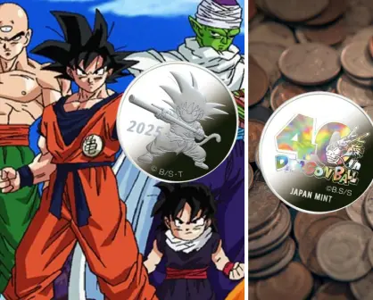 ¡Felices 40, Dragon Ball! Japón festeja aniversario con monedas conmemorativas