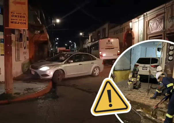 Evacuan a vecinos del centro de Ramos Arizpe; choque origina fuga de gas masiva