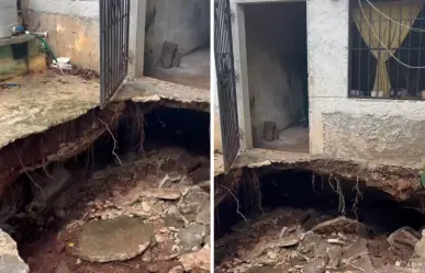 Video | Se abre el suelo en Muna: socavón sorprende a familia bajo su casa