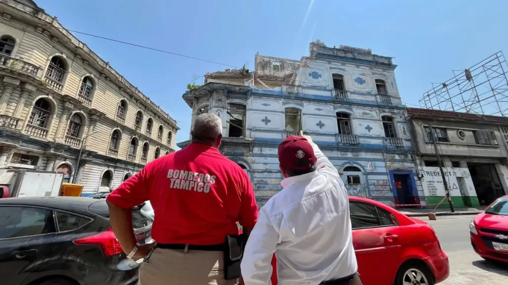 Más de 30 inmuebles del primer cuadro de Tampico son clasificados en riesgo