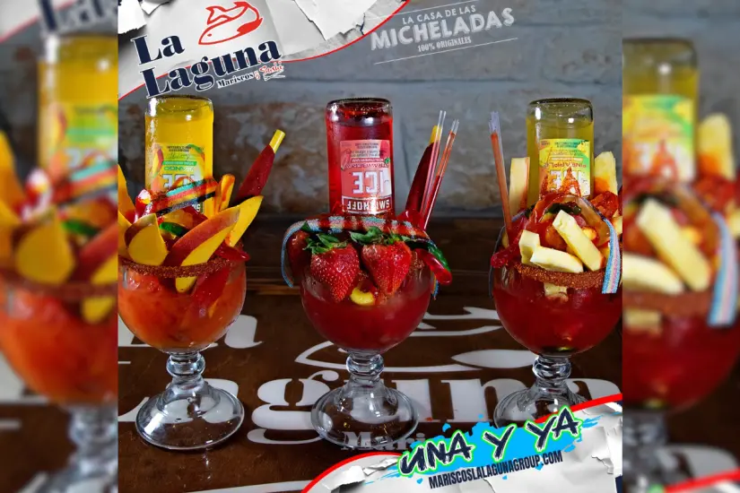 Variedad de bebidas que tienen para degustar | Foto: La Laguna mariscos and sushi