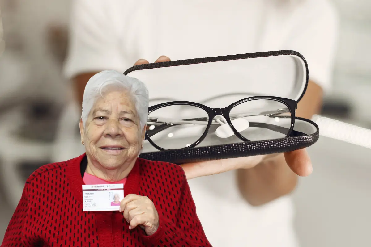 La tarjeta INAPAM te da acceso a descuentos hasta del 20% en varias ópticas en México. Foto: Canva | Gobierno de México