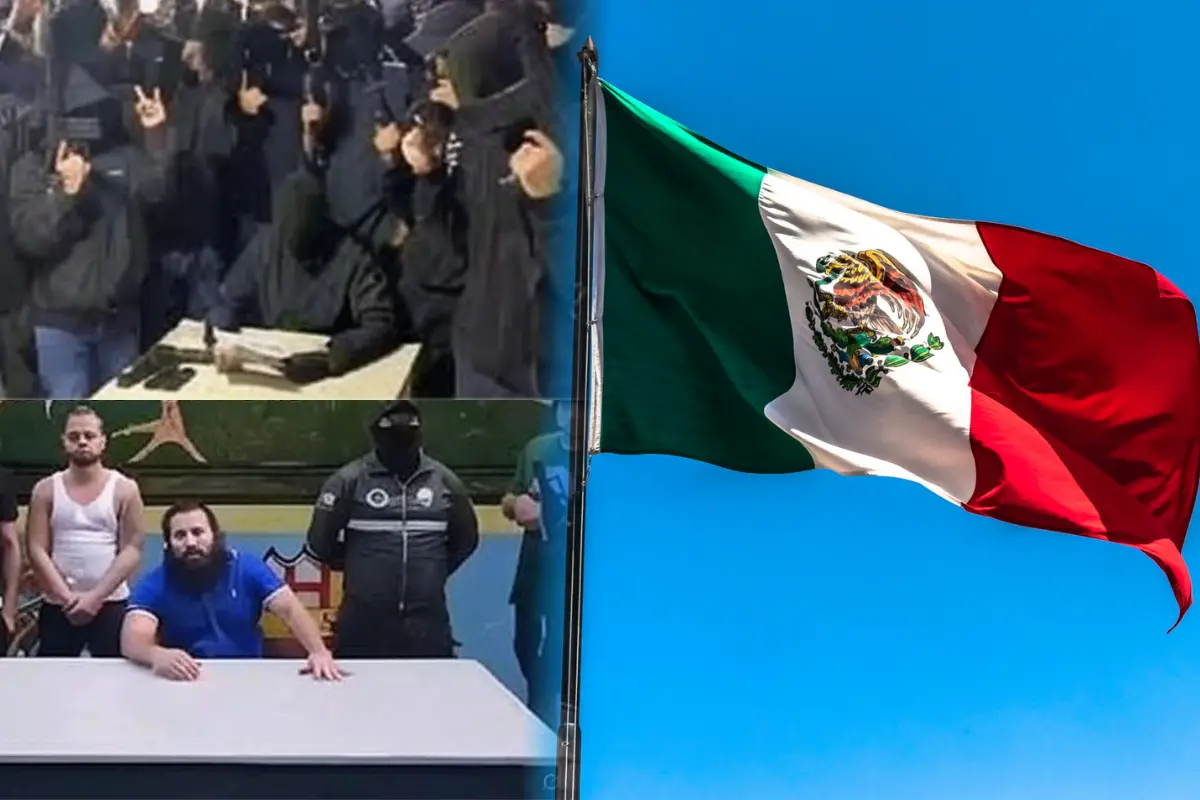 Los Lobos y Los Choneros, más bandera de México. Foto: X (@Andreafreedom776)