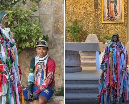 El Peregrino Guadalupano emprende el regreso a Quintana Roo tras cumplir su manda en Los Cabos