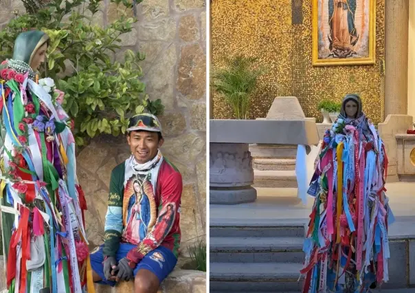 El Peregrino Guadalupano emprende el regreso a Quintana Roo tras cumplir su manda en Los Cabos
