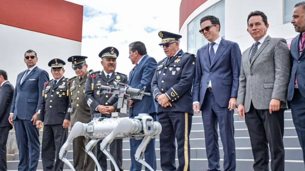 Gobierno de Zacatecas presenta perro robot para reforzar la seguridad, ¿cómo ayudará?