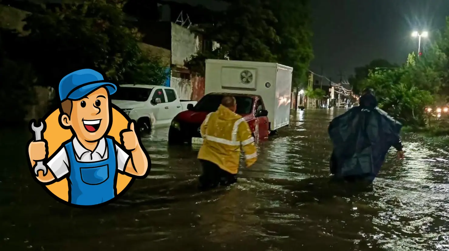 Empresario de Talleres Mecánico asegura que es costoso arreglar un carro dañado por una inundación. Foto: Seguridad Publica.