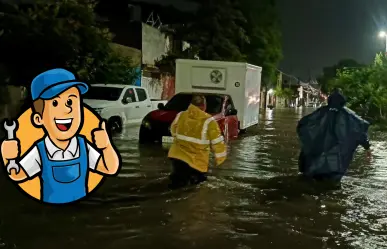 Esto debes hacer si tu carro se queda varado por las lluvias en Durango