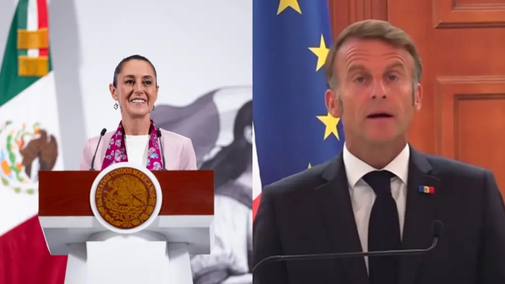 Claudia Sheinbaum revela que la visita del presidente de Francia, Emmanuel Macron, se pospondrá