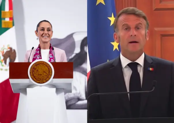 Claudia Sheinbaum revela que la visita del presidente de Francia, Emmanuel Macron, se pospondrá