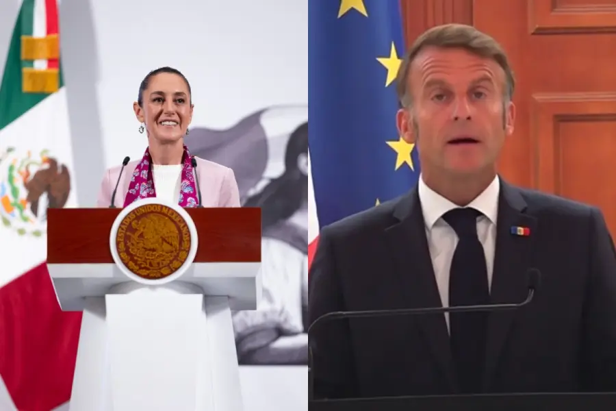 Claudia Sheinbaum revela que la visita del presidente de Francia, Emmanuel Macron, se pospondrá