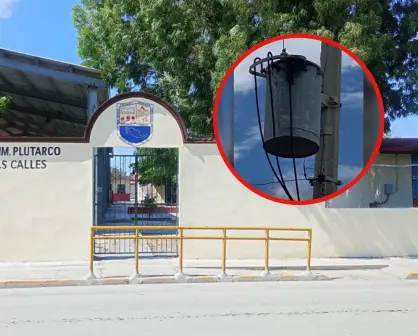 Sin luz en la Primaria Plutarco Elías Calles de Matamoros por esta razón