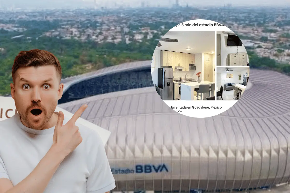 Airbnb a minutos del Estadio BBVA: una opción cómoda y moderna en Guadalupe. Foto: Canva.