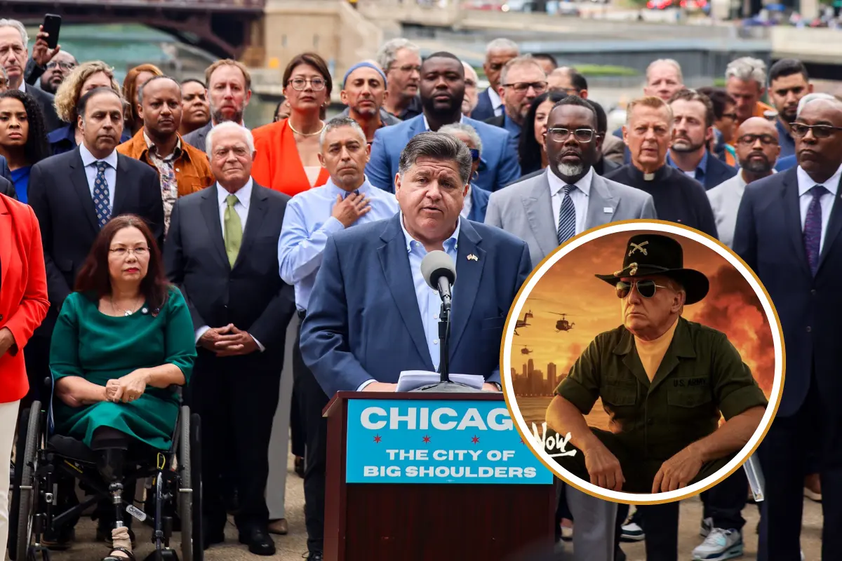 Créditos: X (@GovPritzker).