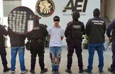 Joven vinculado a grupo criminal es detenido en operativo de Fuerza Civil