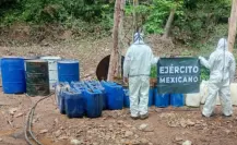 Desmantelan laboratorio clandestino y bodegas de químicos en Sinaloa