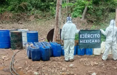 Desmantelan laboratorio clandestino y bodegas de químicos en Sinaloa