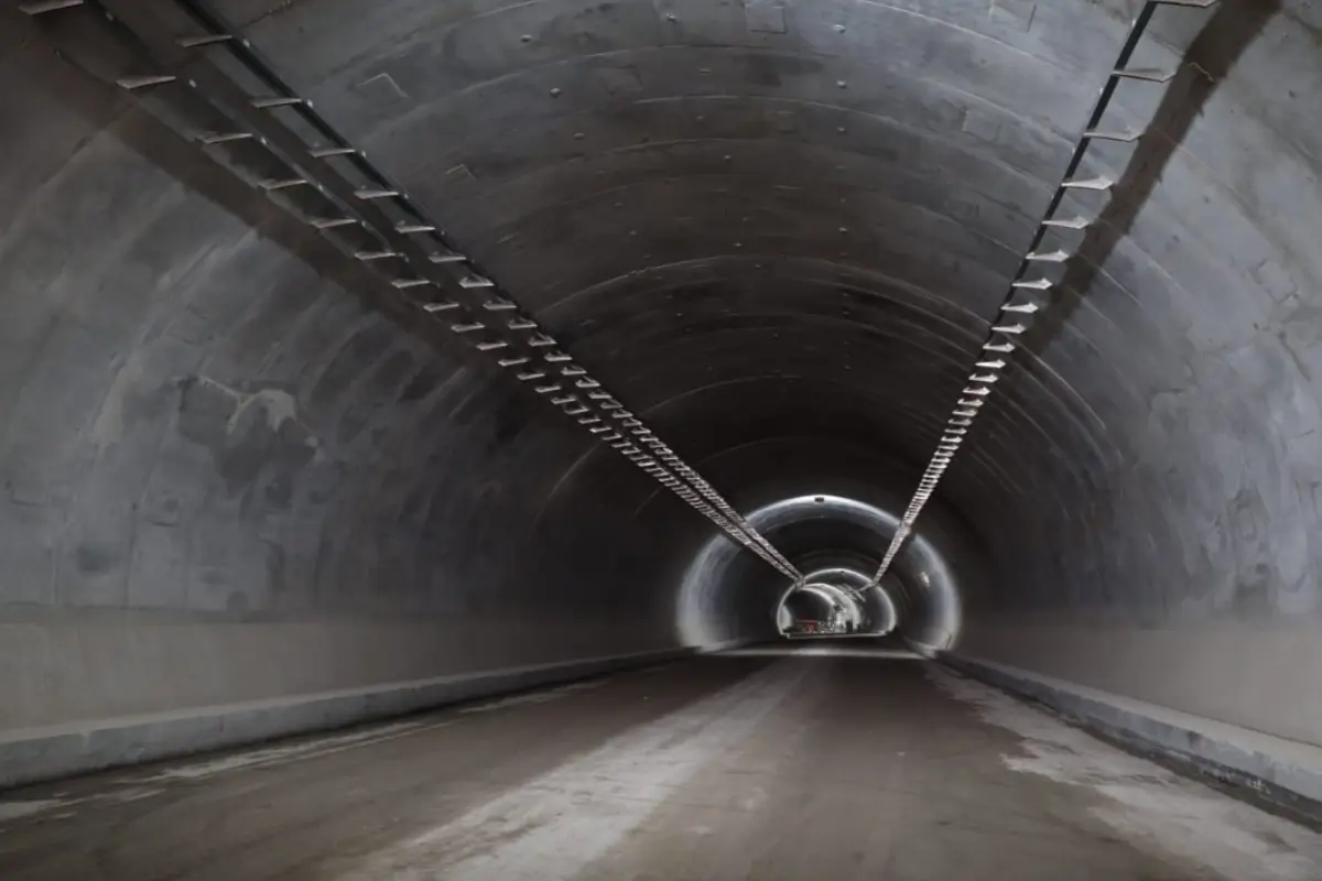 Túnel de la autopista Mante- Ocampo- Tula que atraviesa la sierra de Tamaulipas. Foto: Daniel Espinoza