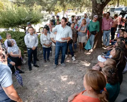 Javier Díaz lleva programa "Aquí Andamos" a Lomas de Lourdes en Saltillo