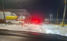 Fuertes lluvias generan inundaciones y espuma blanca en Edomex