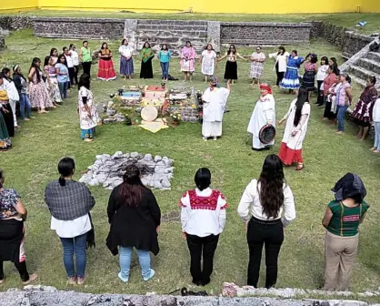 Desde Teotihuacán, mujeres indígenas exigen protección a sus derechos y territorios
