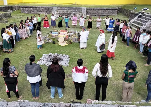 Desde Teotihuacán, mujeres indígenas exigen protección a sus derechos y territorios