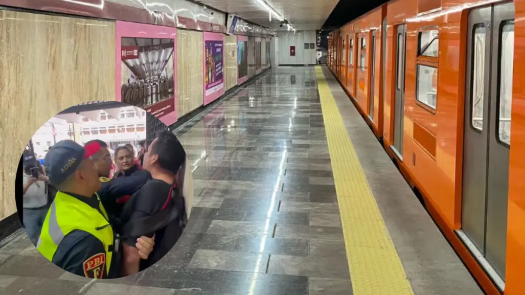 VIDEO | Supuesto policía agrede a menor en el Metro CDMX; desata indignación