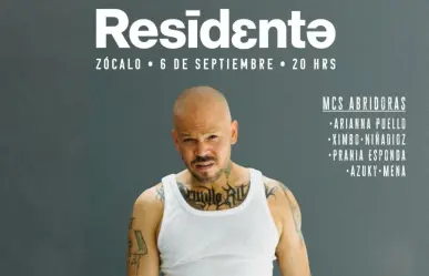 Cómo ver en Vivo el concierto de Residente en el Zócalo de la CDMX