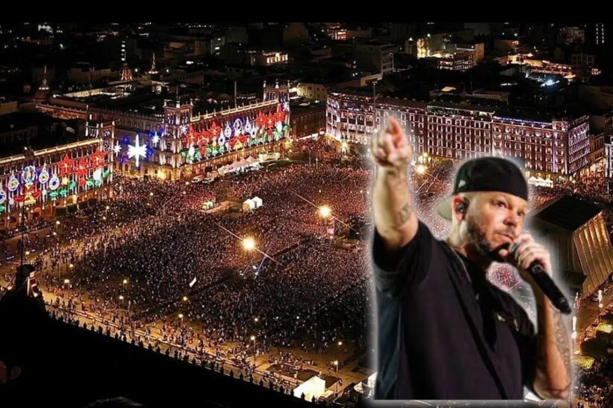 Concierto en el Zócalo capitalino, Residente Foto: IG (@Residente) | Canva