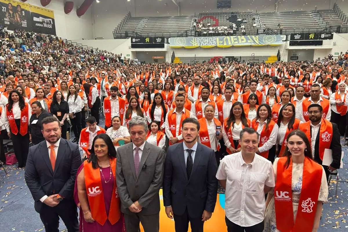Este sábado se llevó a cabo la Ceremonia Institucional de Graduación 2025 de la Universidad Ciudadana de Nuevo León (UC). Foto: Gobierno de NL