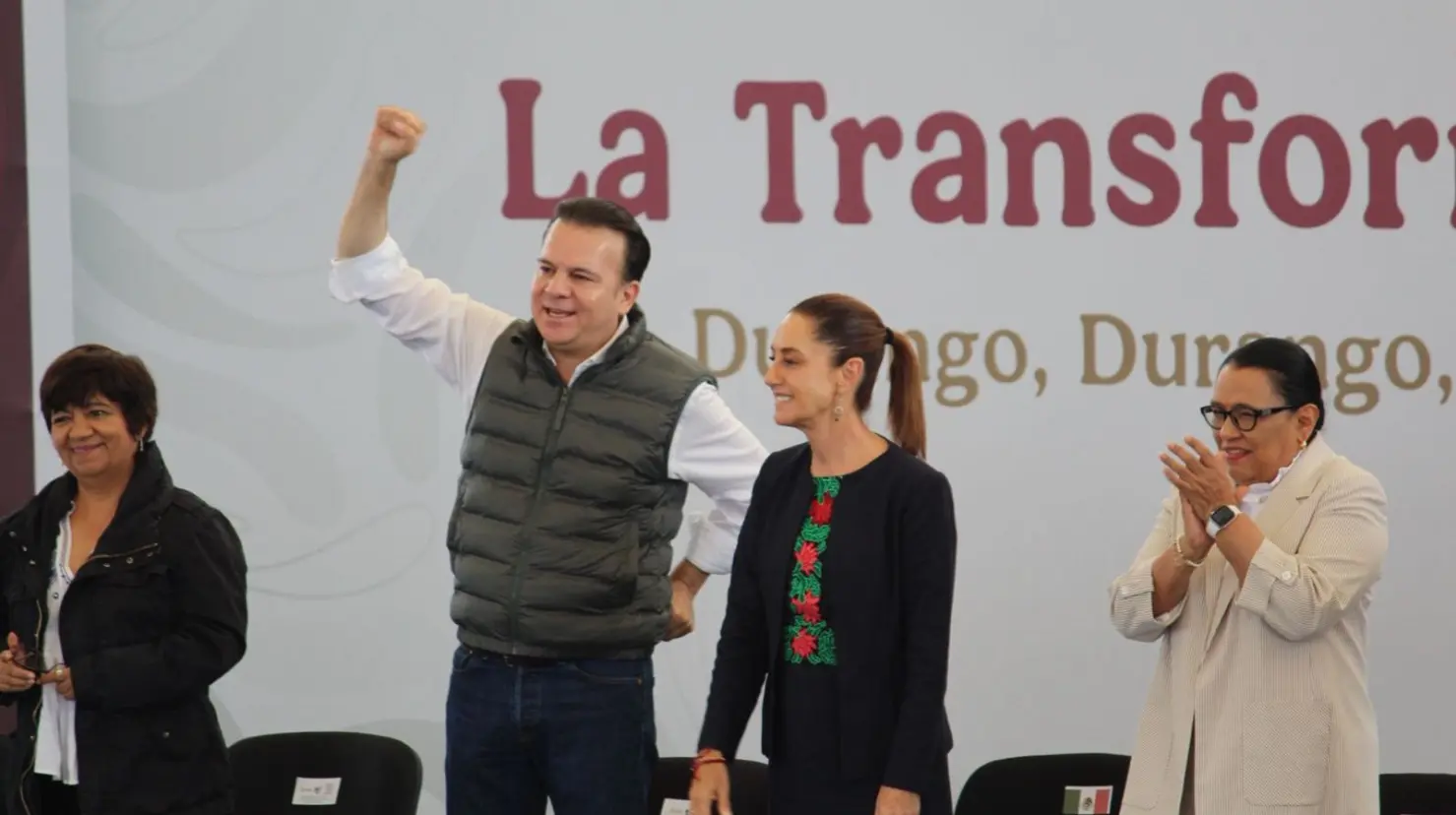 Claudia Sheinbaum en Durango: 3 anuncios hechos por la presidenta en su gira por Durango