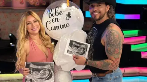Nataly Gómez y El Potro Garza serán papás, así lo dieron a conocer durante programa en vivo