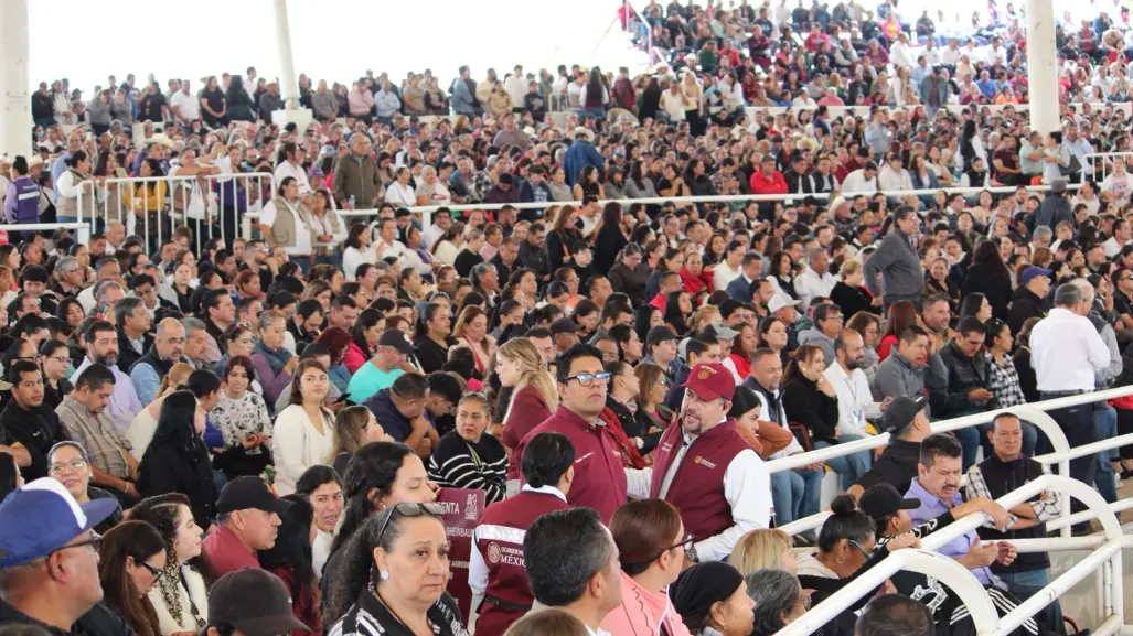 FOTOS | Miles llenaron la Feria de Durango durante la visita de Claudia Sheinbaum