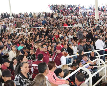 FOTOS | Miles llenaron la Feria de Durango durante la visita de Claudia Sheinbaum