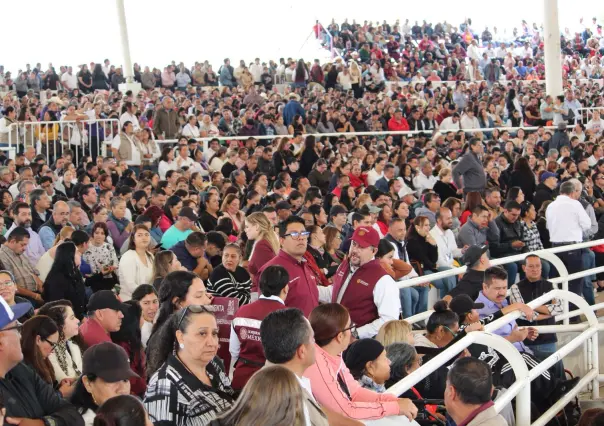 FOTOS | Miles llenaron la Feria de Durango durante la visita de Claudia Sheinbaum