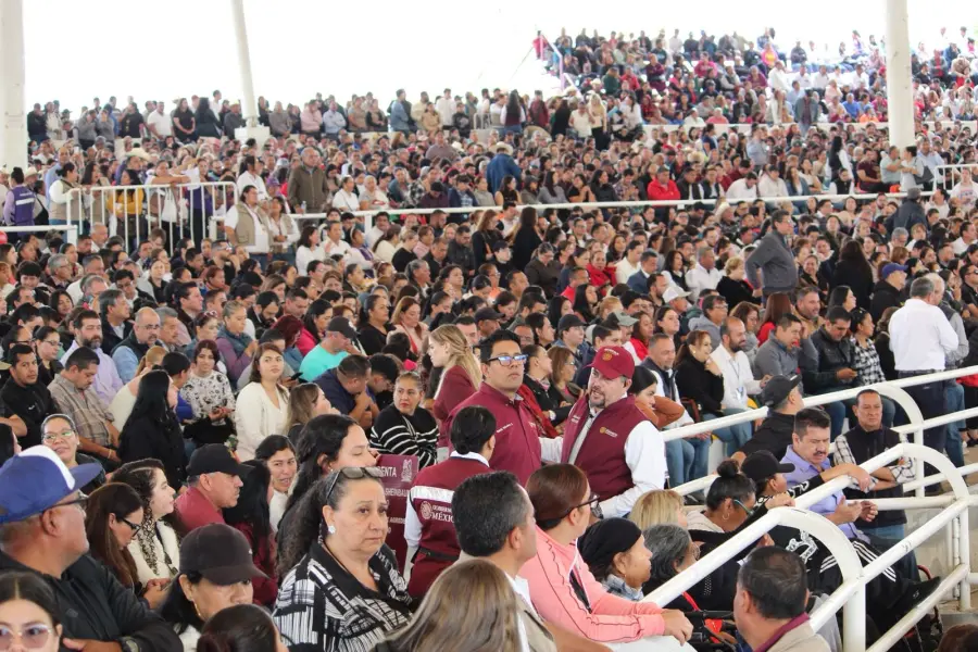 FOTOS | Miles llenaron la Feria de Durango durante la visita de Claudia Sheinbaum