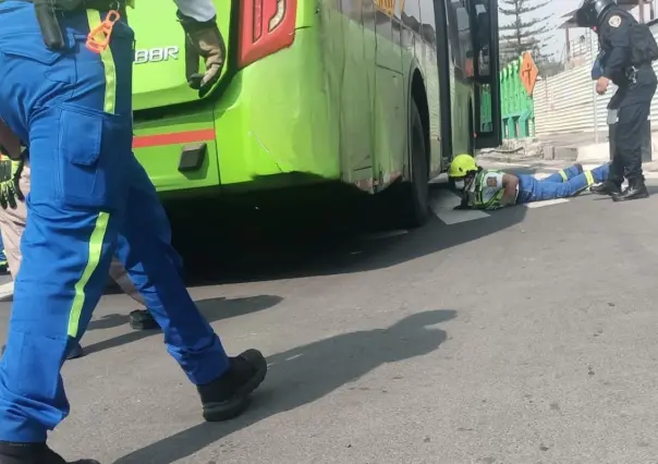 Ciclista de Ecobici es arrollada por un RTP en Avenida Chapultepec