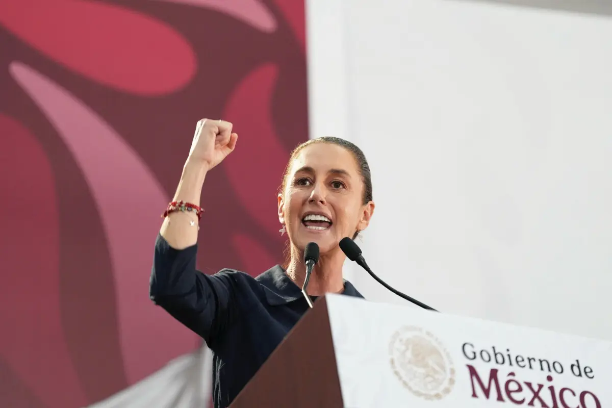 La presidenta Claudia Sheinbaum Pardo eligió a Tamaulipas como una de las primeras sedes de su gira nacional para rendir su primer informe de gobierno. Foto: Gobierno de México