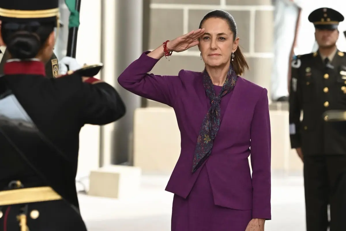 Durante su visita a Nuevo León, Sheinbaum explicó que el nombre simboliza la conexión estratégica que este tren establecerá entre el centro y el norte del país./Foto: FB Claudia Sheinbaum Pardo