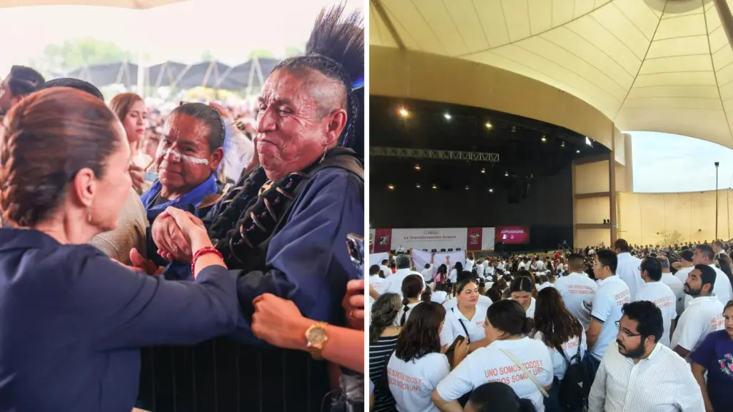 Claudia Sheinbaum: así fue su primera visita como presidenta a Saltillo