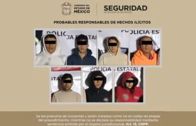 Detienen a presuntos integrantes de grupo dedicado al robo de vehículos en Edomex