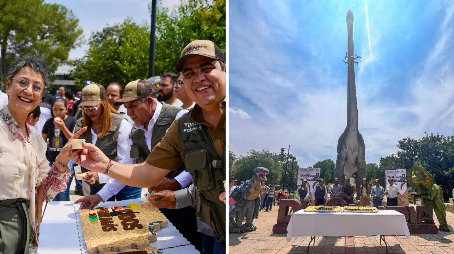 Dinolandia en Ramos Arizpe celebra 2 aniversario con fiesta y sorpresas. Foto: Gobierno de Ramos Arizpe.