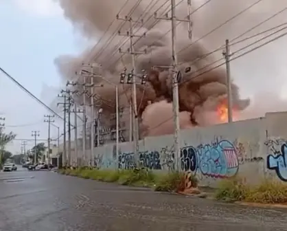 Se incendia subestación de la CFE; vecinos de zonas aledañas reportan apagón