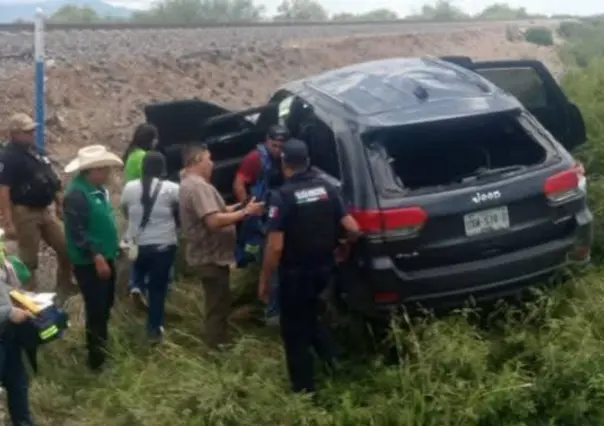 Tres diputadas potosinas del PVEM sufren accidente en Real de Catorce