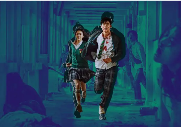 "Estamos Muertos": cuando un brote zombie se desata en una escuela de Corea