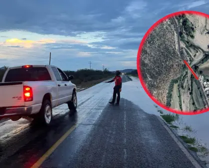 Lluvias colapsan puente de la carretera Durango - Parral; esto se sabe