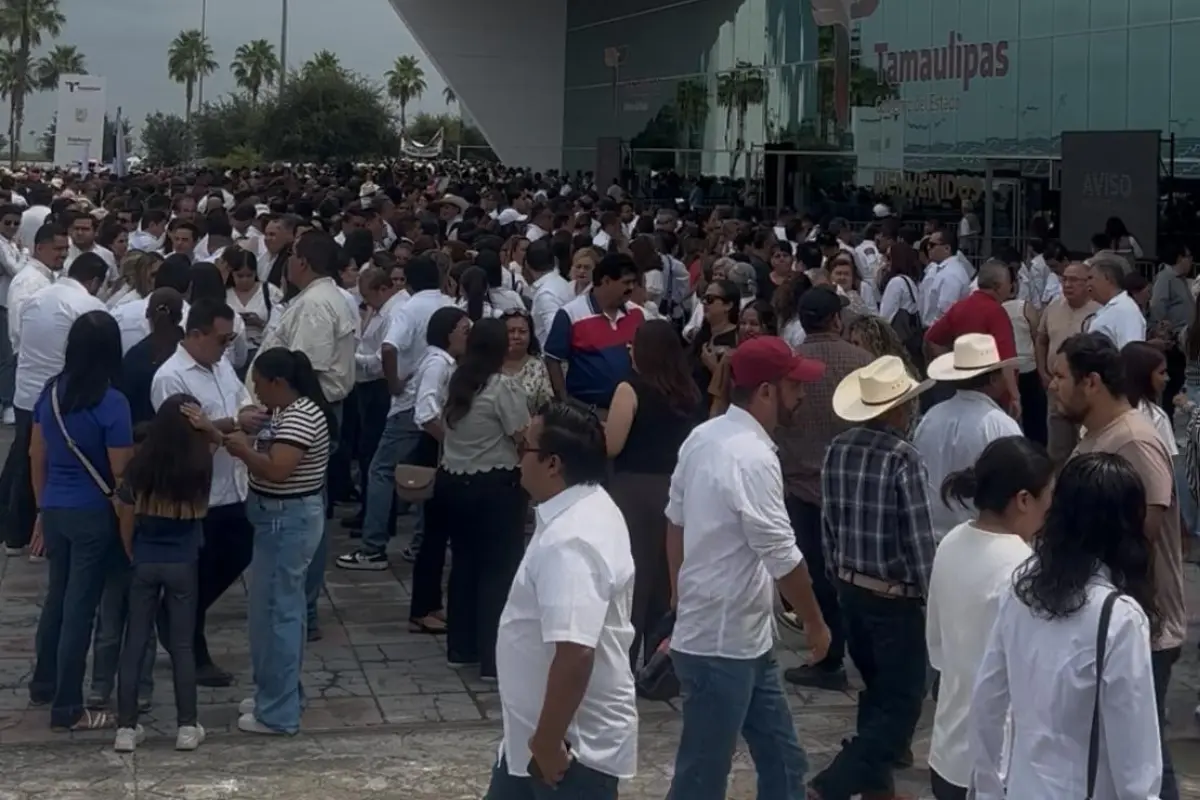Luego de su paso por Guanajuato y Durango, Claudia Sheinbaum llegó a Ciudad Victoria, Tamaulipas este domingo 07 de septiembre. Foto: Daniel Espinoza