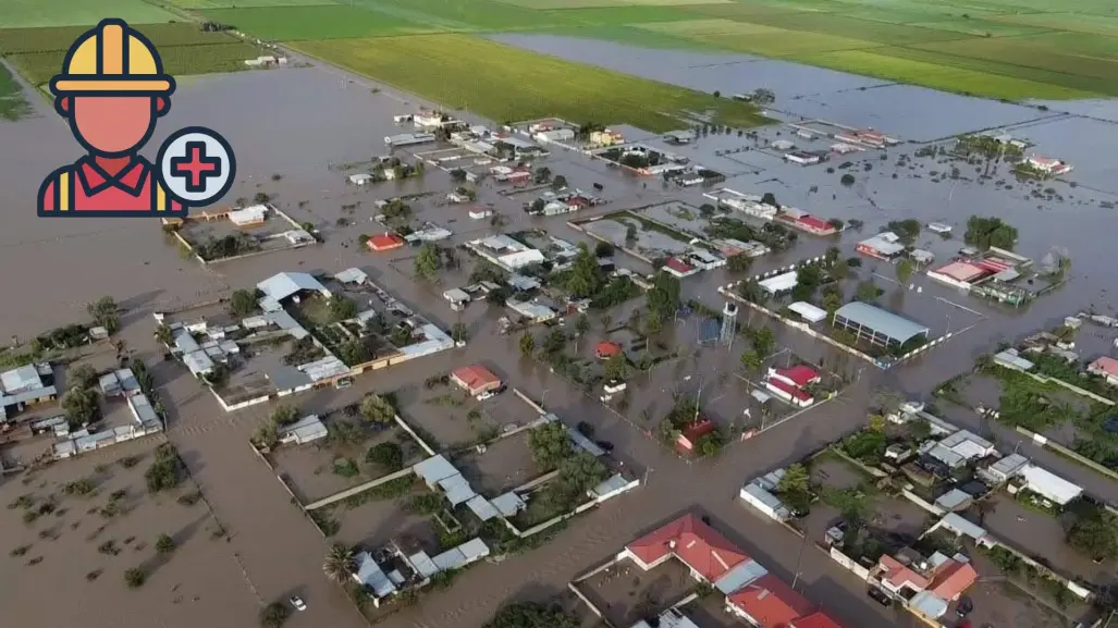 Este poblado de Santiago Papasquiaro,  quedó bajo el agua tras las lluvias del 7 de septiembre