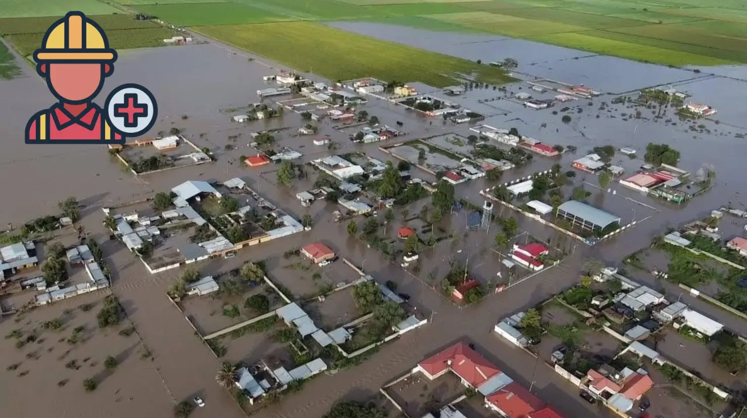Comunidades de Santiago Papasquiaron quedaron atrapadas por las lluvias registradas este domingo. Foto: Especial.