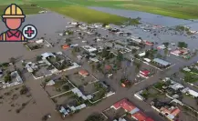 Este poblado de Santiago Papasquiaro,  quedó bajo el agua tras las lluvias del 7 de septiembre